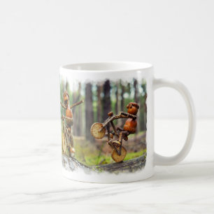 Caneca De Café Mug com bolota engraçada elves bikers