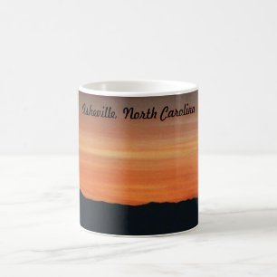 Caneca De Café Mug com Cena de Sol de Montanha