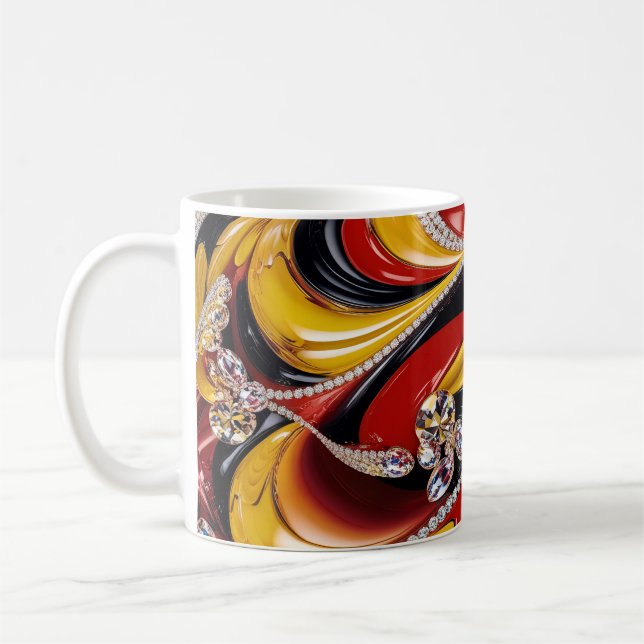 Caneca De Café Mug com cores belgas (Esquerda)