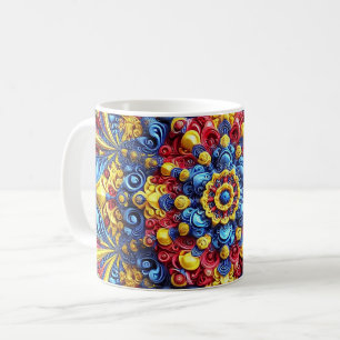 Caneca De Café Mug com Design de cor romena