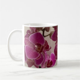 Caneca De Café Mug com design de orquídea 