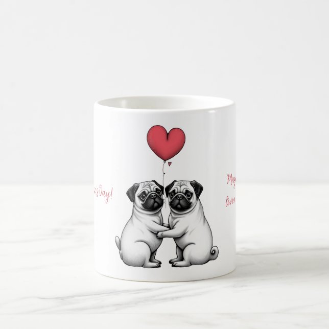 Caneca De Café Mug com design Dia de os namorados (Centro)