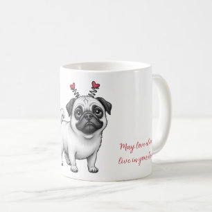 Caneca De Café Mug com design Dia de os namorados