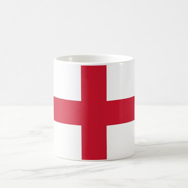 Caneca De Café Mug com Flag da Inglaterra (Centro)