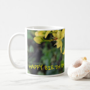 Caneca De Café Mug com flores agradáveis