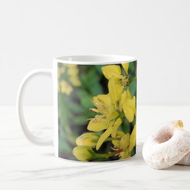 Caneca De Café Mug com flores agradáveis (Com Donut)