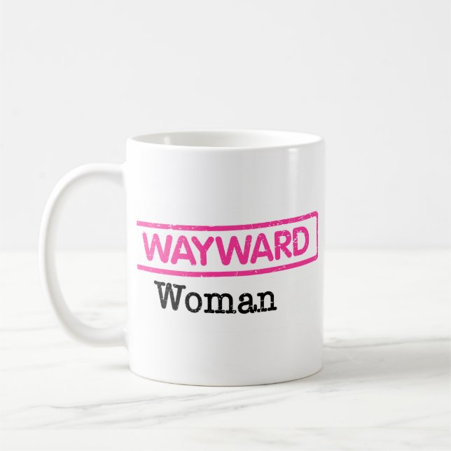 Caneca De Café Mug com logotipo wan Wayward (Esquerda)