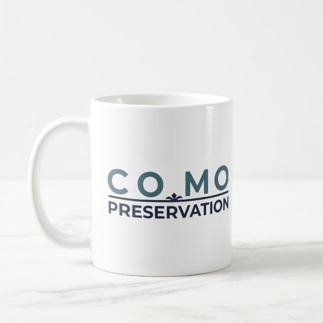 Caneca De Café Mug com logotipos frontais e traseiros (Esquerda)