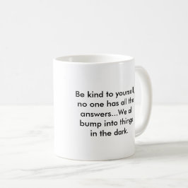 Caneca De Café Mug com mensagem - seja gentil consigo mesmo