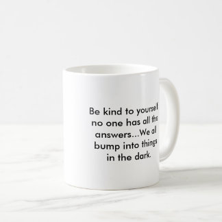 Caneca De Café Mug com mensagem - seja gentil consigo mesmo