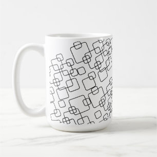 Caneca De Café Mug com padrão de linha