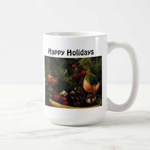 Caneca De Café Mug Com Pássaros