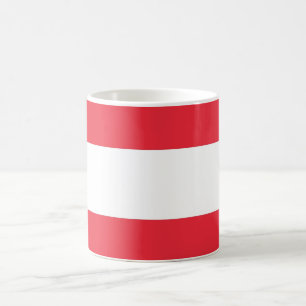 Caneca De Café Mug com pavilhão da Áustria