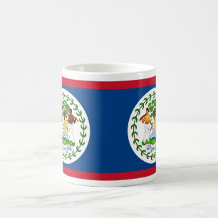 Caneca De Café Mug com Sinalizador de Belize