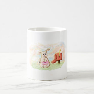 Caneca De Café Mug conejito tierno amor san valentin