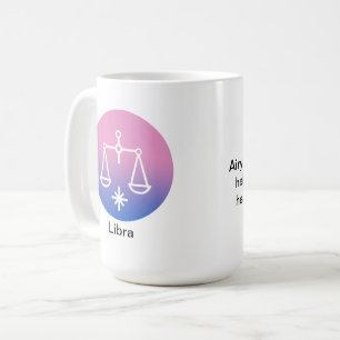 Caneca De Café Mug - Cor do Zodíaco para Libra