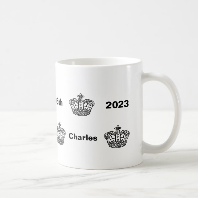 Caneca De Café Mug "Coronação" (Direita)