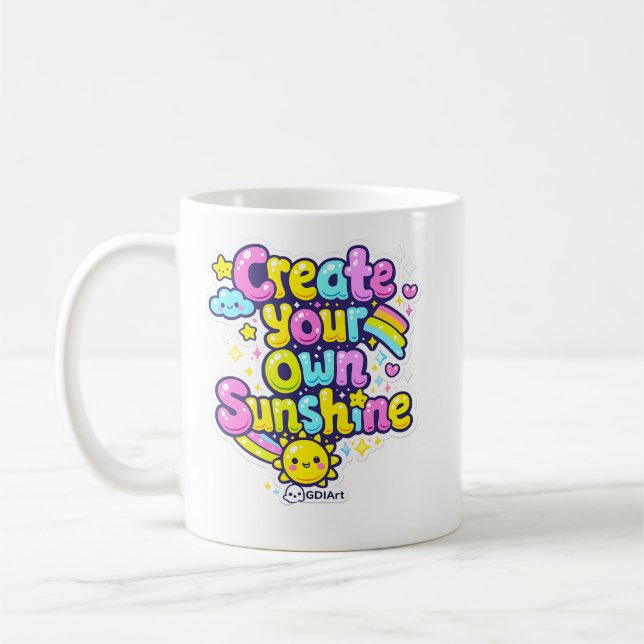 Caneca De Café MUG - Create Your Own Sunshine (Esquerda)