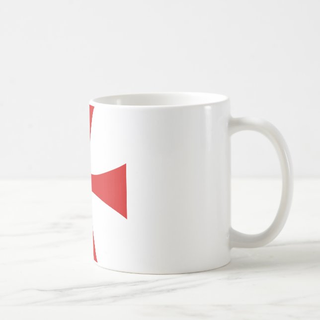 Caneca De Café Mug cruz do templo (Direita)
