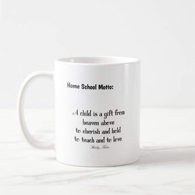 Caneca De Café Mug da escola doméstica (Esquerda)