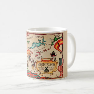 Caneca De Café Mug das Ilhas Virgens