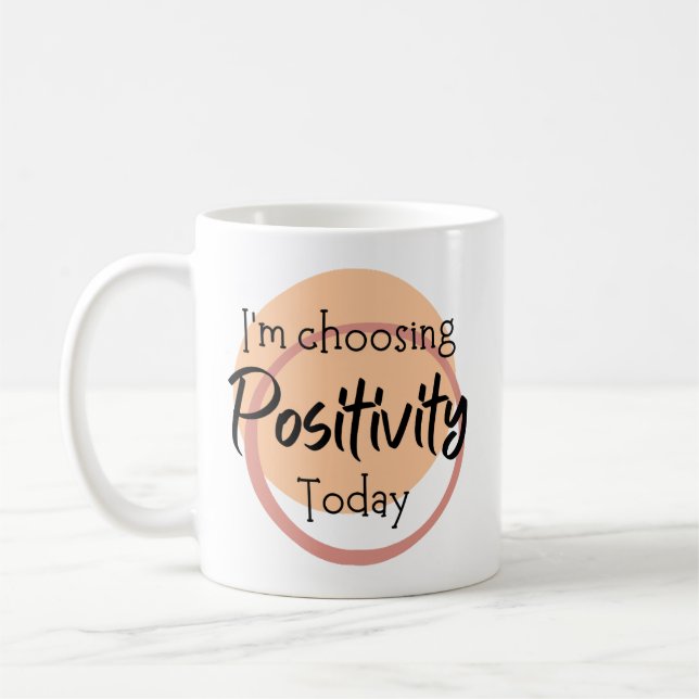 Caneca De Café Mug de Afirmação Positiva (Esquerda)