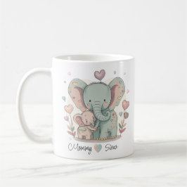Caneca De Café Mug de Amor de Elefante Personalizado