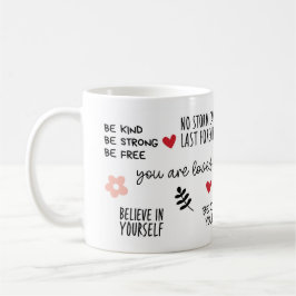 Caneca De Café Mug de amor próprio e inspiração