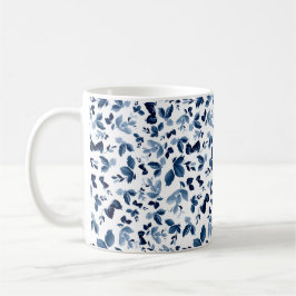 Caneca De Café Mug De Aquarela Floral Elegante