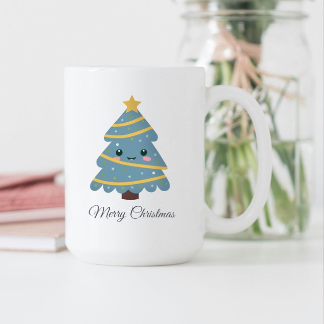 Caneca De Café Mug de árvore de Natal bonito (Cute Christmas Tree Mug)