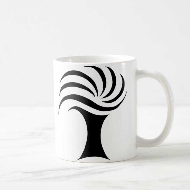 Caneca De Café Mug de árvore estilizada (Direita)