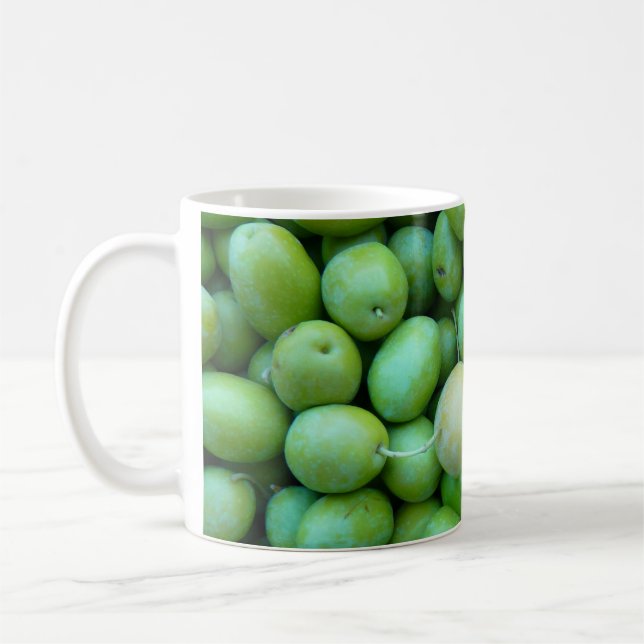Caneca De Café Mug de Azeitonas Verdes (Esquerda)