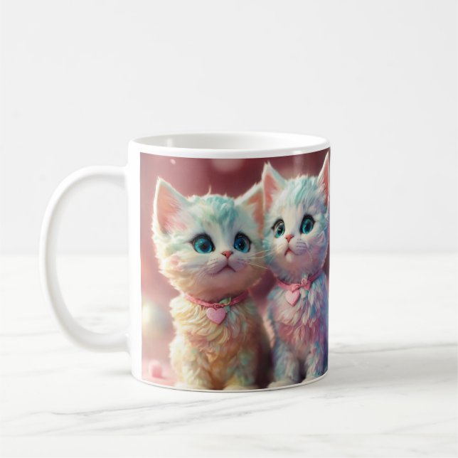 Caneca De Café Mug de café bonitinho e hilário para amantes de ga (Esquerda)