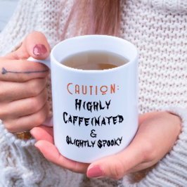 Caneca De Café Mug De Café Branco De Halloween Um Pouco Estranho