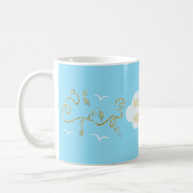 Caneca De Café Mug de café "Castle in Sky" Mommys Sippy Cup (Esquerda)
