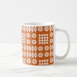 Caneca De Café Mug de Café Chico: Padrão De Tapeçaria Galesa, Ver