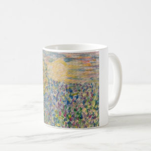 Caneca De Café Mug de café colorido com árvores