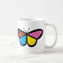 Caneca De Café Mug de café com borboleta moderna