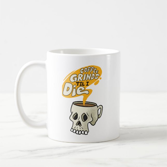 Caneca De Café Mug de café com halloween (Esquerda)