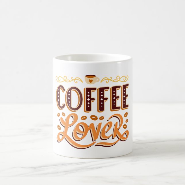 Caneca De Café Mug de café com padrão flexível personalizado (Centro)