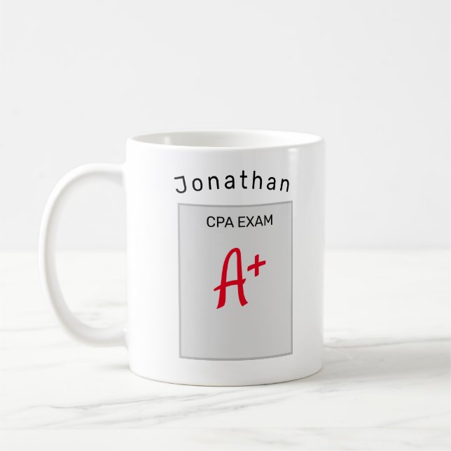 Caneca De Café Mug de café com presente personalizado CPA (Esquerda)