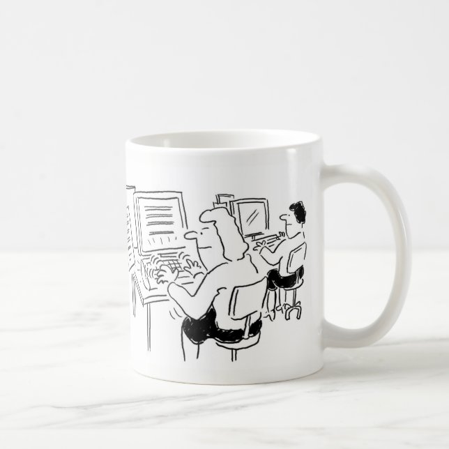 Caneca De Café Mug de Café com Processamento de Palavras de Entra (Direita)