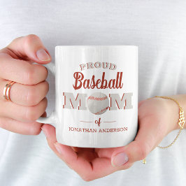 Caneca De Café Mug de café da mãe personalizado e orgulhoso