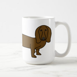 Caneca De Café Mug de café Dachshund Adorável