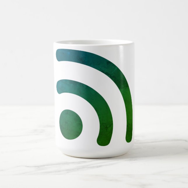 Caneca De Café Mug de Café de Ícone WiFi (Centro)
