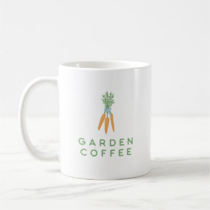 Caneca De Café Mug de Café de Jardim com Cenouras