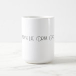 Caneca De Café Mug de Café de Mensagem Personalizada<br><div class="desc">Design sua própria caneca de café de mensagem personalizada para um toque personalizado toda manhã. Perfeito para nomes,  citações ou mensagens sentidas,  ele faz um presente ideal para amigos,  familiares ou colegas de trabalho. Micro-ondas duráveis e máquinas de lavar louça seguras para uso diário.</div>