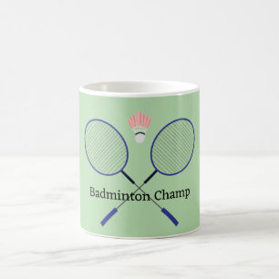 Caneca De Café Mug de café Design de Badminton