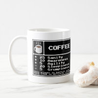 Mug de café do item RPG