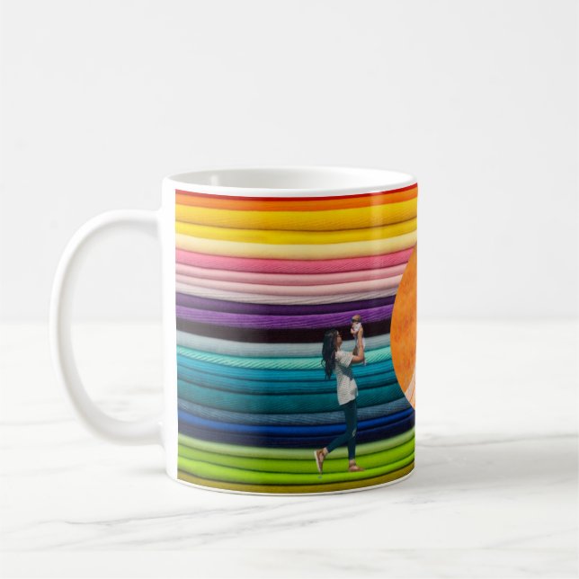 Caneca De Café "Mug de café estético moderno" (Esquerda)